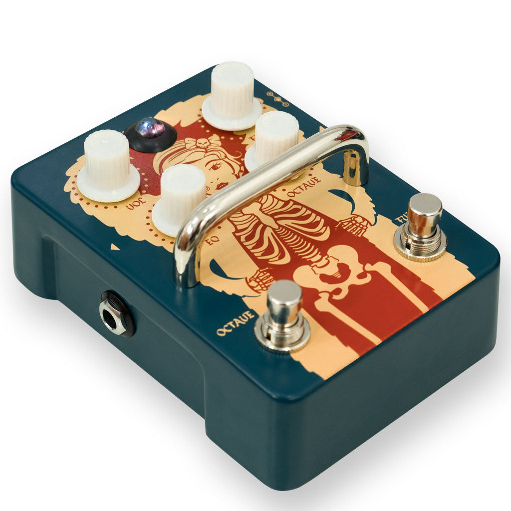 Orange Fur Coat Fuzz Pedal Orange Effects Pedal VINTAGE