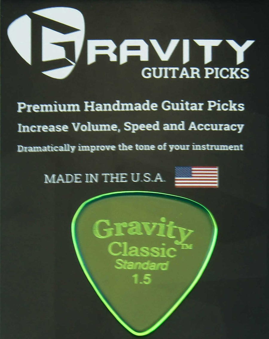 Gravity Picks Classic - 1.5 mm Standard Polished