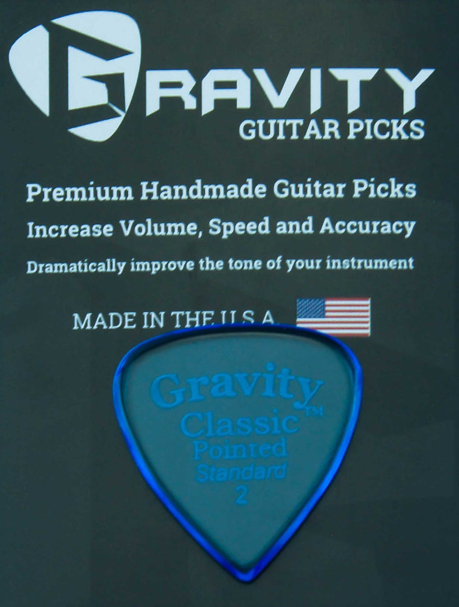 Gravity Picks Classic Pointed - 2.0 mm Standard Polished