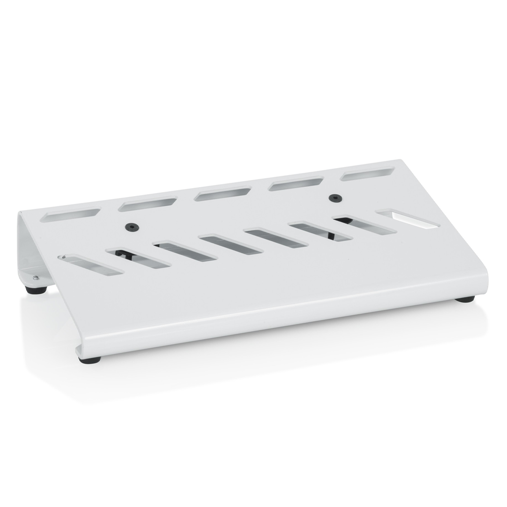 Gator GPB-LAK-WH Small Aluminum Pedal Board with Carrying Case in White