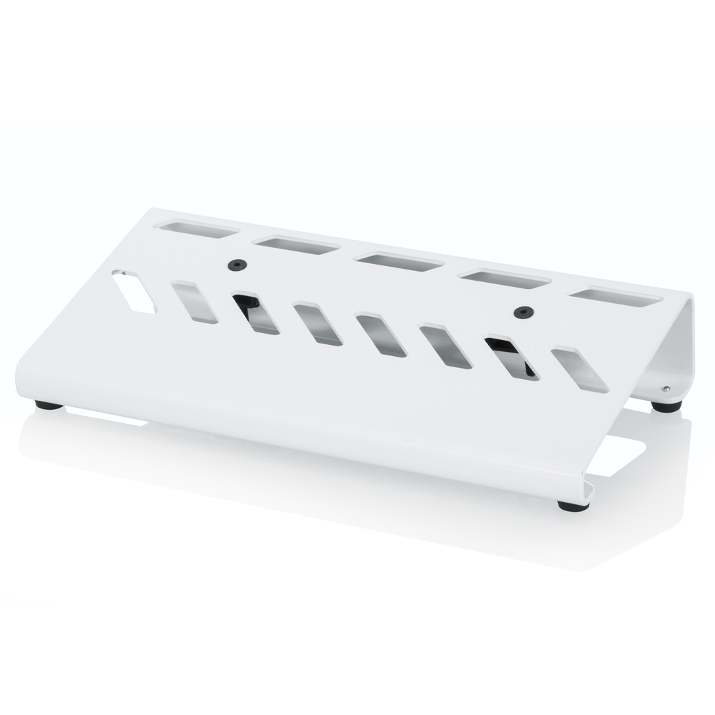 Gator GPB-LAK-WH Small Aluminum Pedal Board with Carrying Case in White