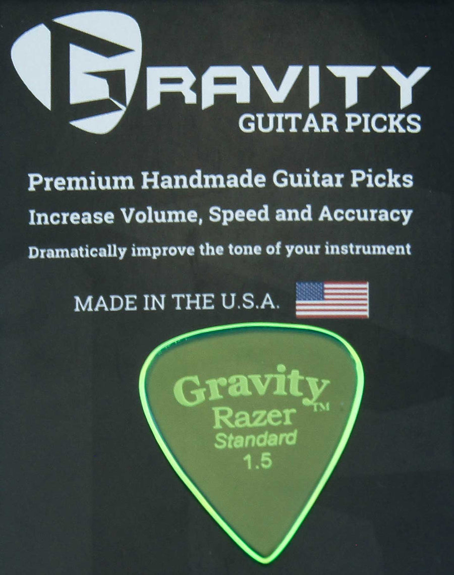 Gravity Picks Razer - 1.5 Standard Polished