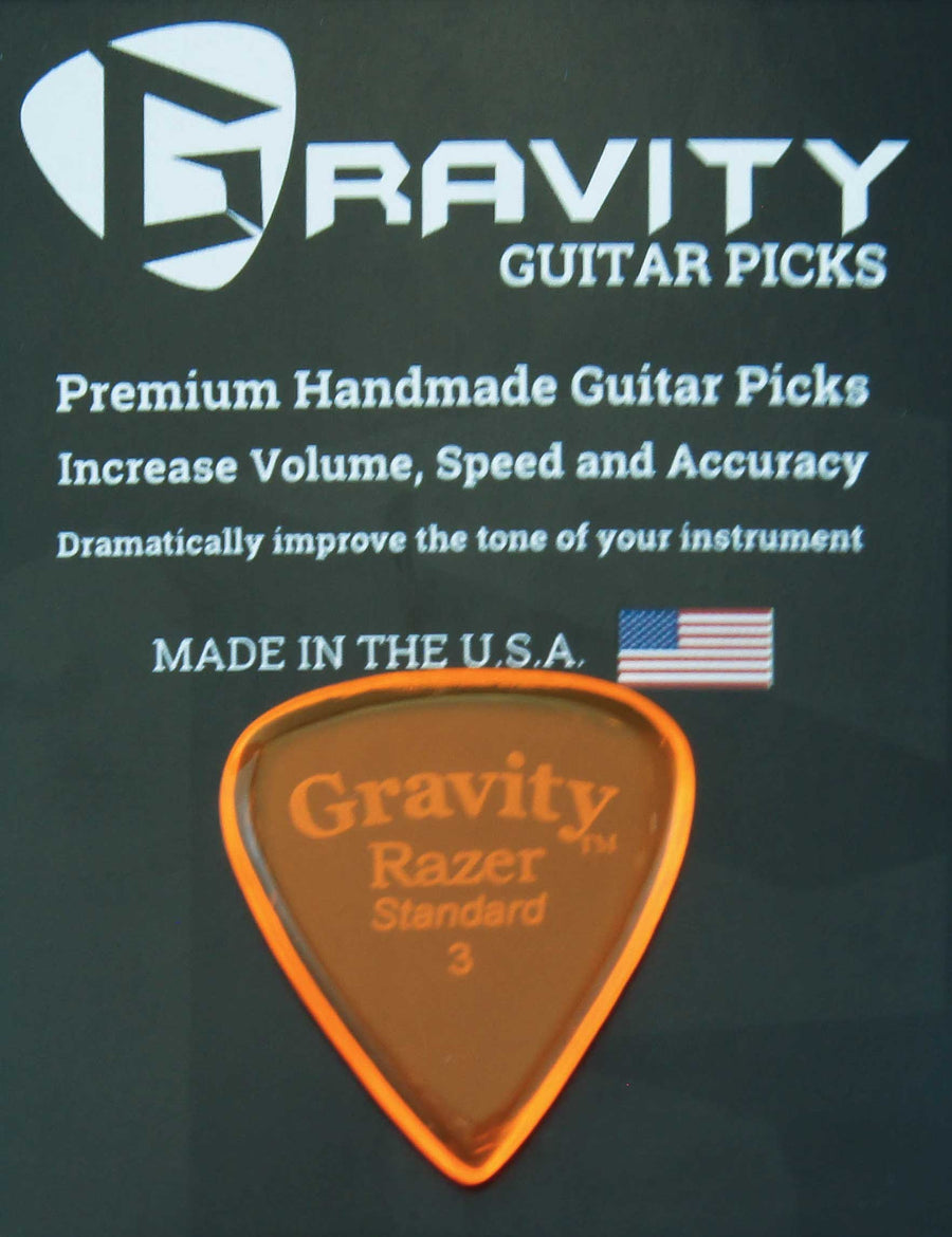 Gravity Picks Razer - 3.0 mm Standard Polished