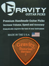 Gravity Picks Sunrise - 3.0mm Standard Polished