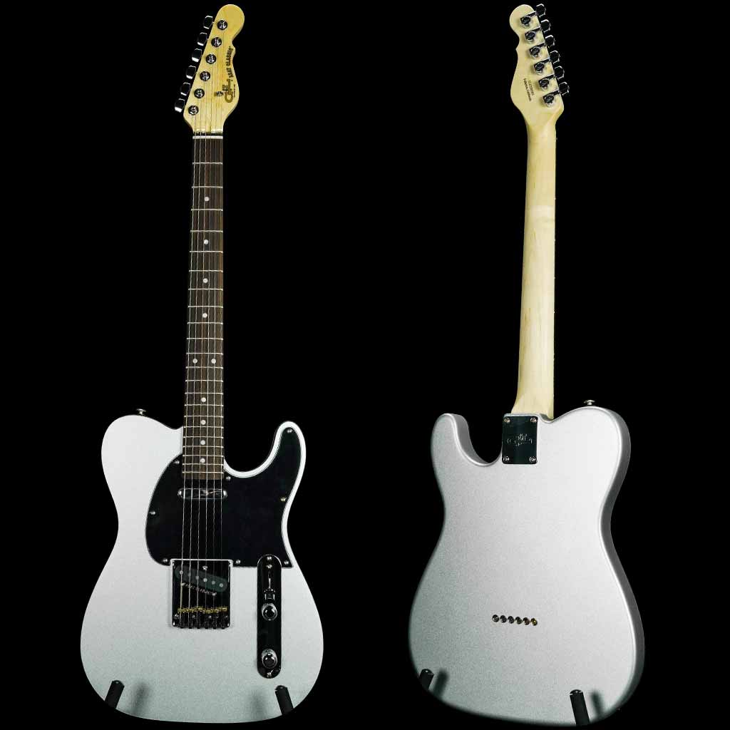 G&L USA ASAT Classic Alnico Electric Guitar - Silver Metallic Frost