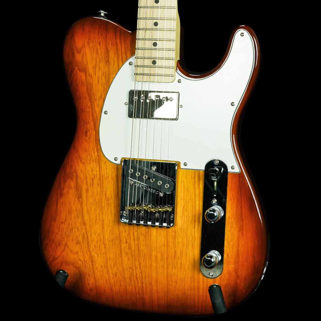 G&L USA ASAT Classic Bluesboy Electric Guitar in Old School Tobacco Burst over Swamp Ash Body with Maple Fretboard