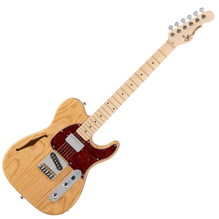 G&L Tribute Series ASAT Classic Bluesboy Semi-Hollow Electric Guitar in Natural