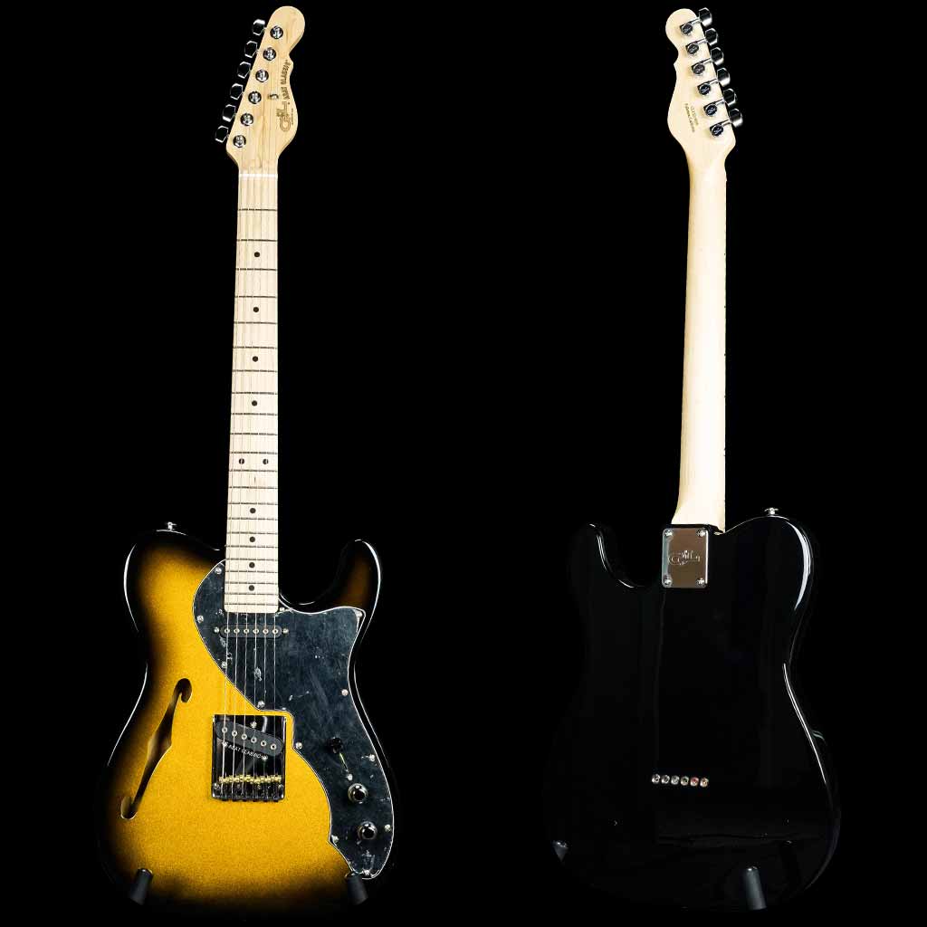 G&L Limited Run ASAT Classic Thinline Electric Guitar in 2 Tone Goldburst