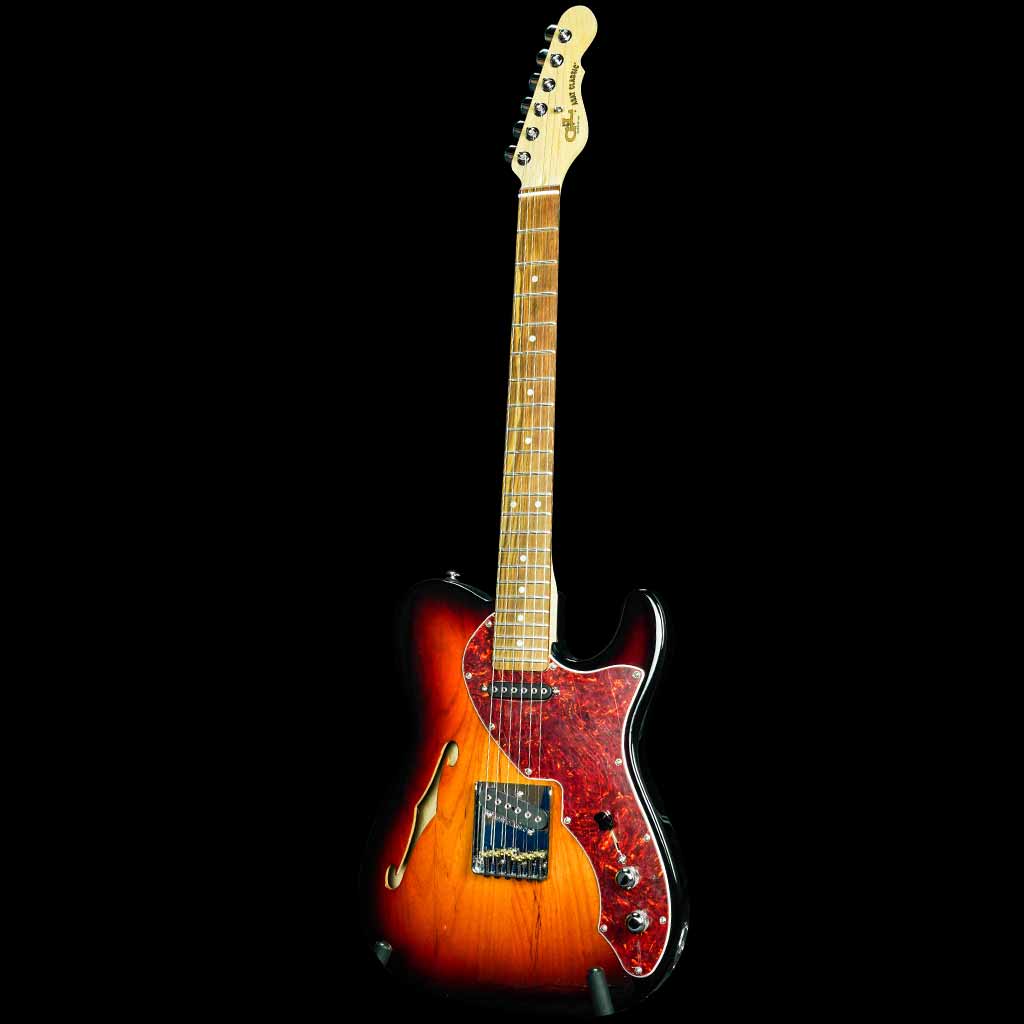 G&L Limited Run ASAT Classic Thinline Electric Guitar in 3 Tone Sunburst