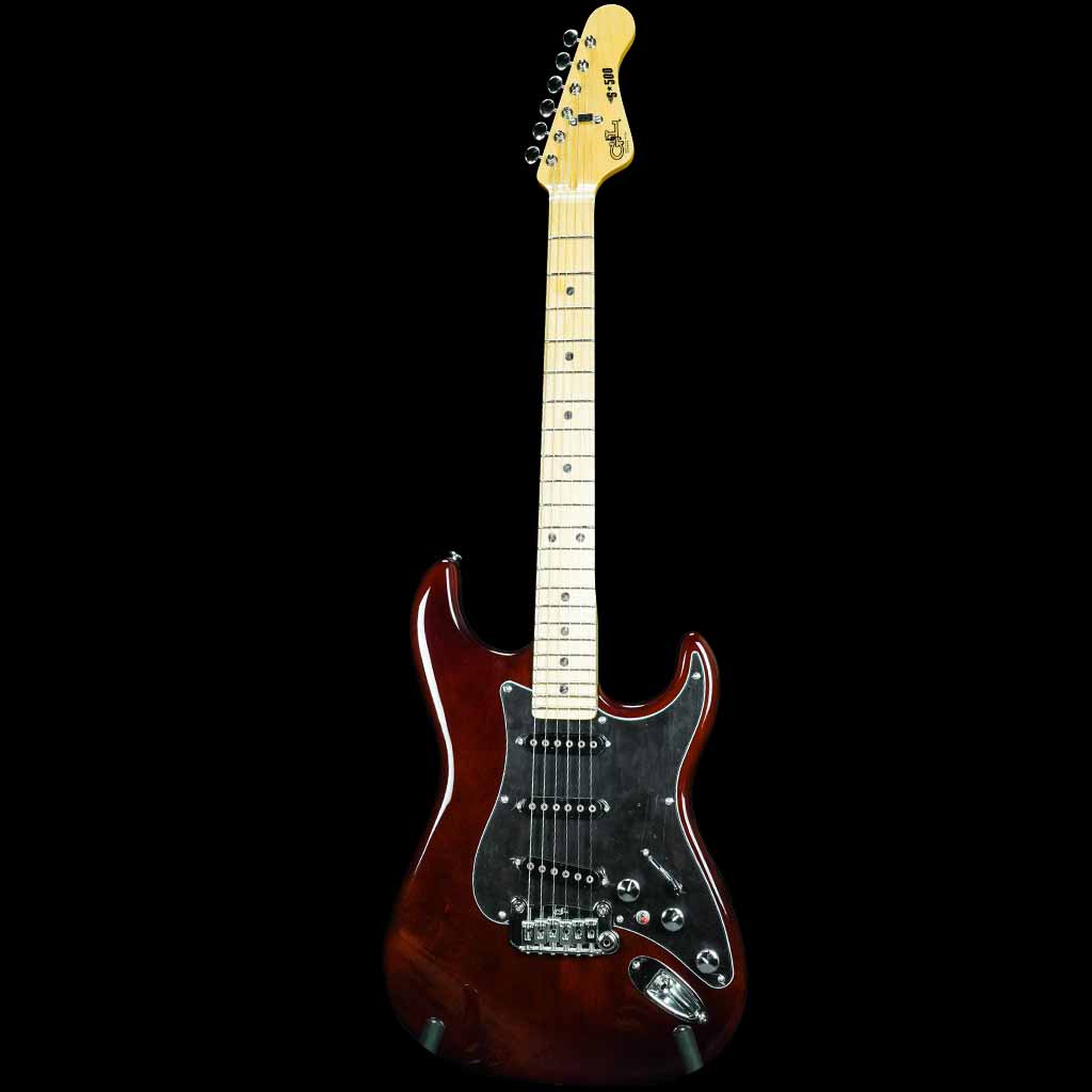 G&L CLF Research S-500 Electric Guitar - Mocha