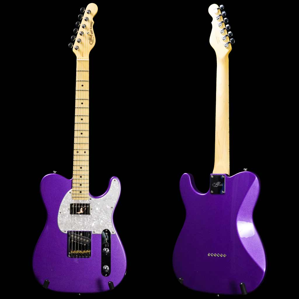 G&L Fullerton Deluxe ASAT Classic Bluesboy - Plum Crazy