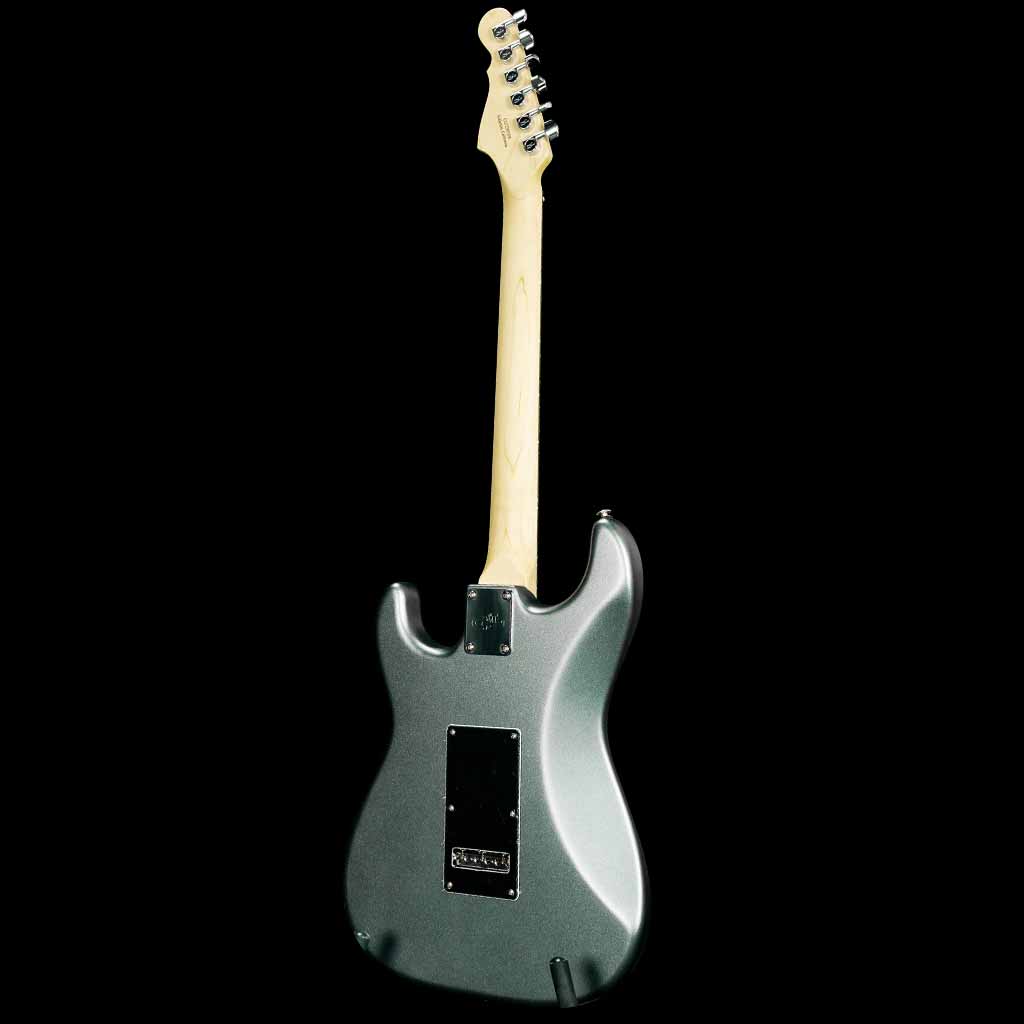 G&L USA Legacy Electric Guitar in Graphite Metallic Frost with Black Pickguard Rosewood Fretboard and Gloss Headstock