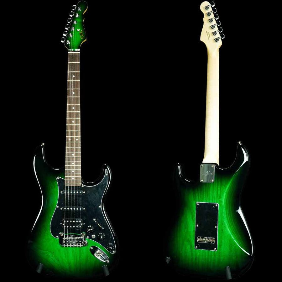 G&L USA Legacy HSS Electric Guitar - Green Burst