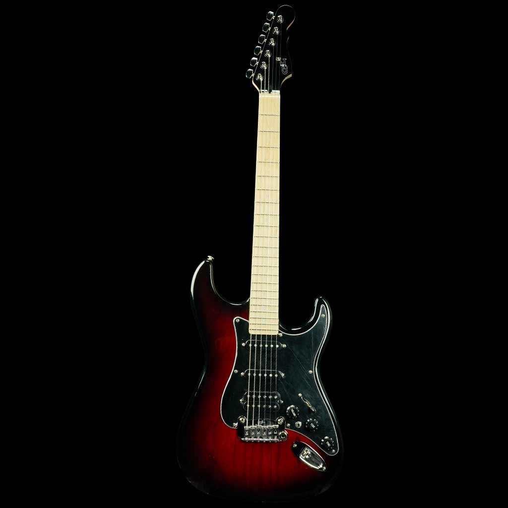 G&L USA Legacy HSS Electric Guitar - Red Burst