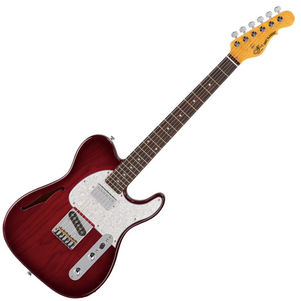 G&L Tribute Series ASAT Classic Bluesboy Semi-Hollow -Red Burst-
