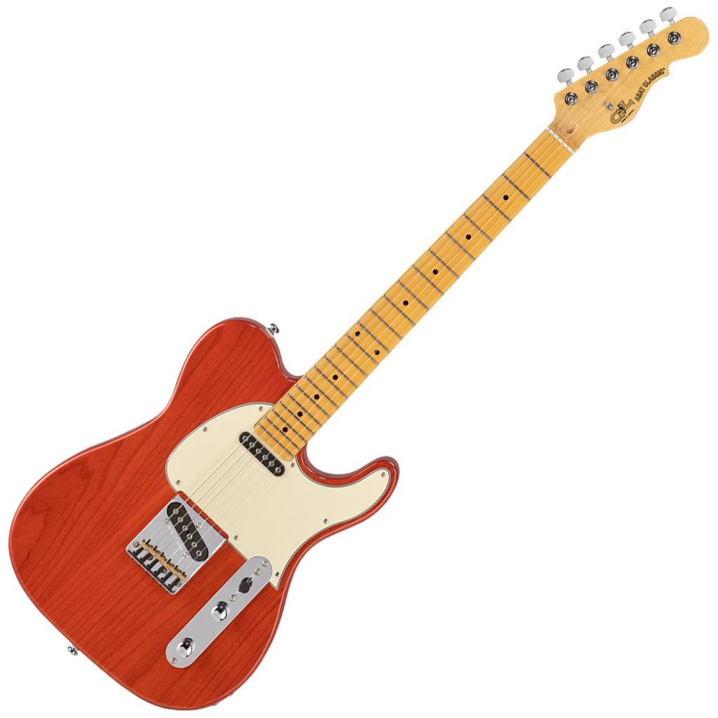 G&L Tribute Series ASAT Classic in Clear Orange