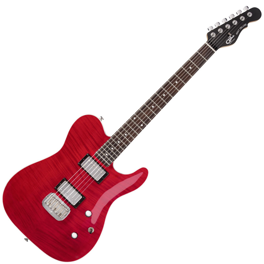 G&L Tribute Series ASAT Deluxe 'Carved Top' -Transparent Red-