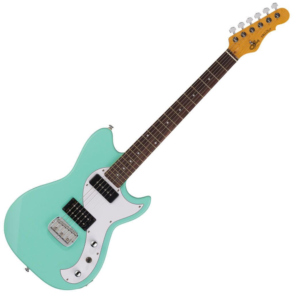 G&L Tribute Series Fallout -Mint Green- G&L Electric Guitar  Unfortunately this color has been discontinued, please visit here for the  current colors available for this model. Post-Punk Radiation Morphs Leo  Fender's SC-2What