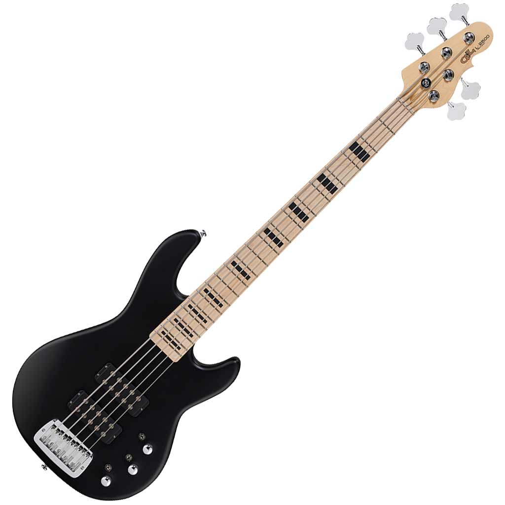 G&L Tribute Series L-2500 5 String Bass Guitar - Black Frost