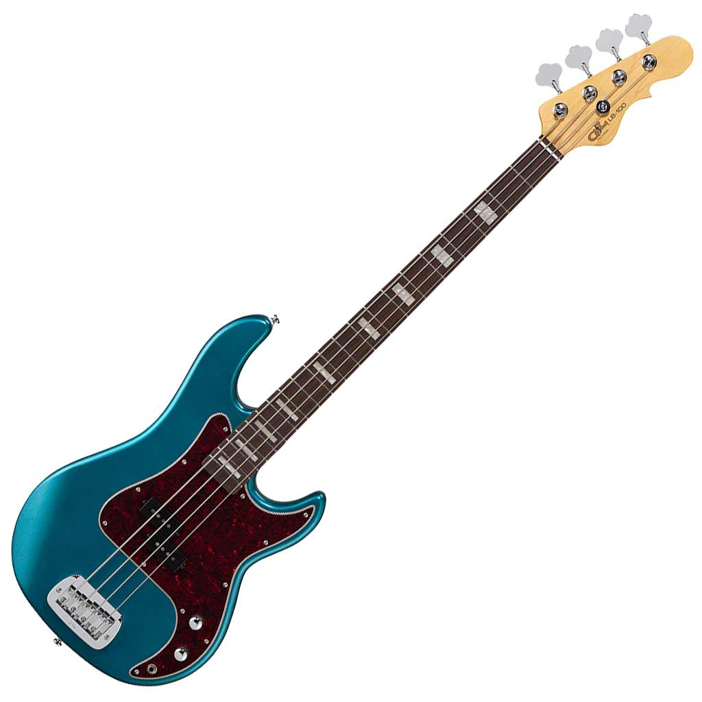 G&L Tribute Series LB-100 4-String Bass Guitar - Emerald Blue