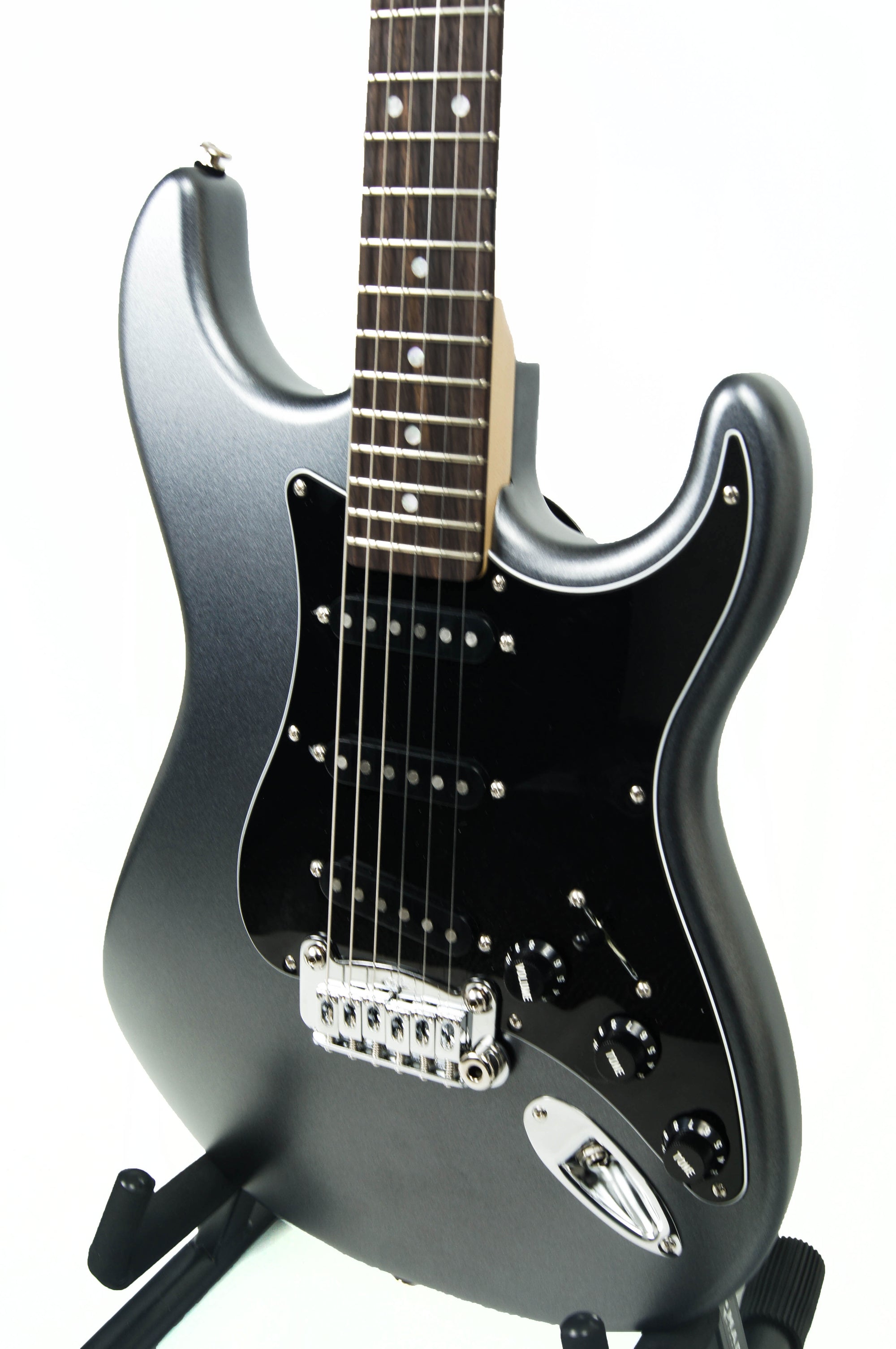 G&L Legacy エレキギター ブラック MOD G&L USA Legacy Electric Guitar - Graphite Metallic Frost
