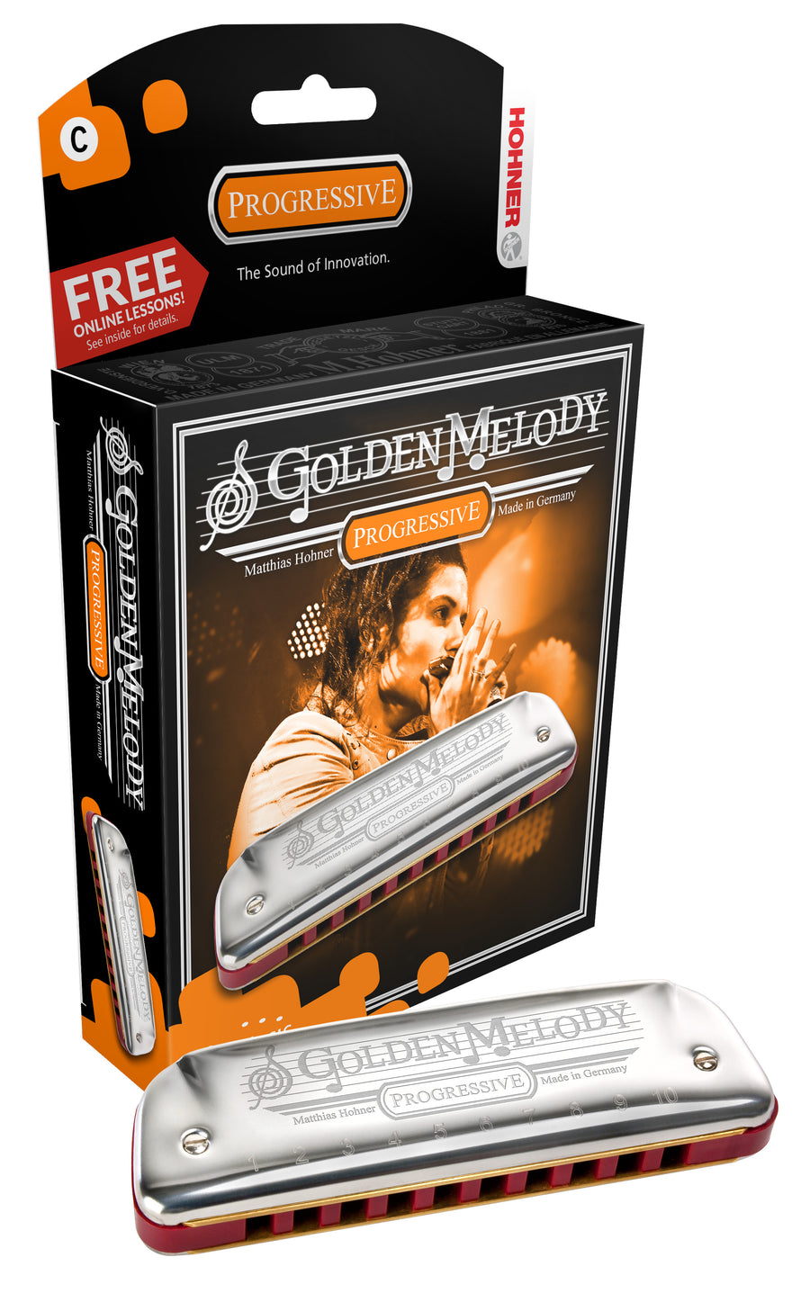 Hohner Golden Melody Harmonica