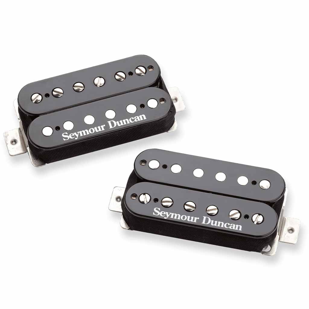 Seymour Duncan Green Magic Electric Guitar Pickup Set in Black