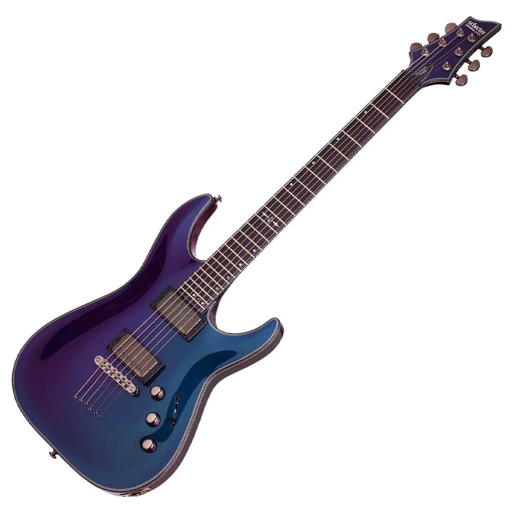Schecter Hellraiser C-1 Hybrid Electric Guitar in Ultra Violet