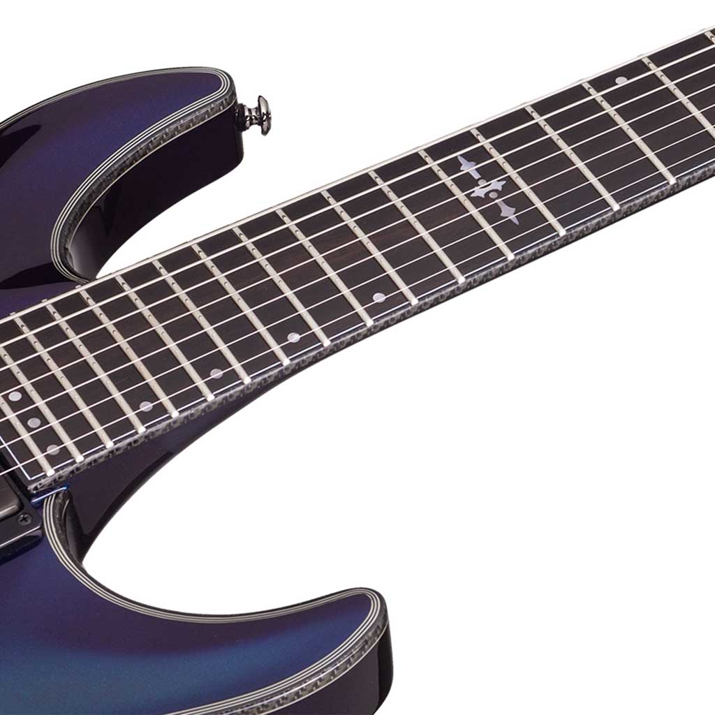 Schecter Hellraiser C-7 Hybrid 7-String Electric Guitar in Ultra Violet