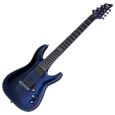Schecter Hellraiser C-7 Hybrid 7-String Electric Guitar in Ultra Violet