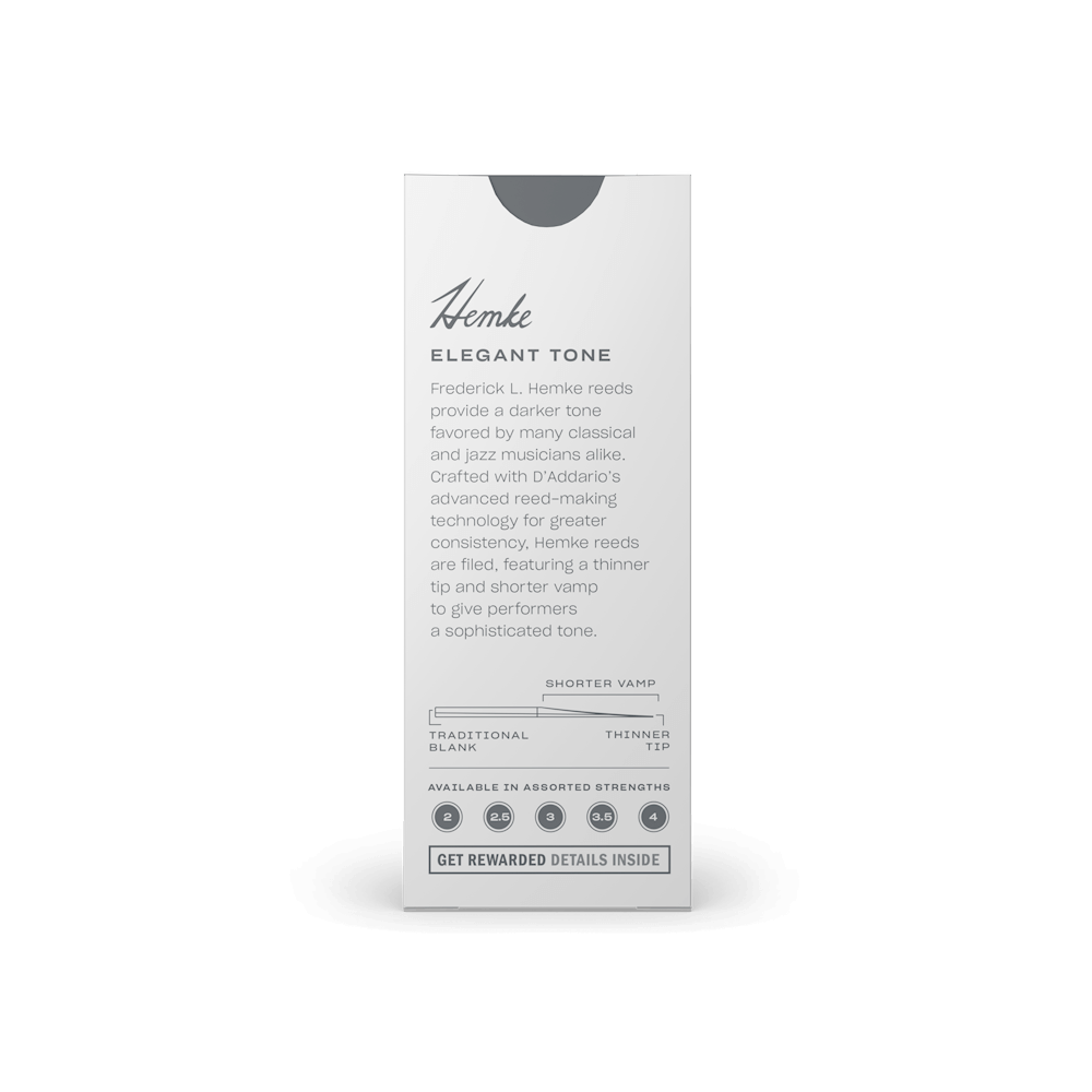 Frederick L. Hemke Tenor Saxophone Reeds 5-Pack