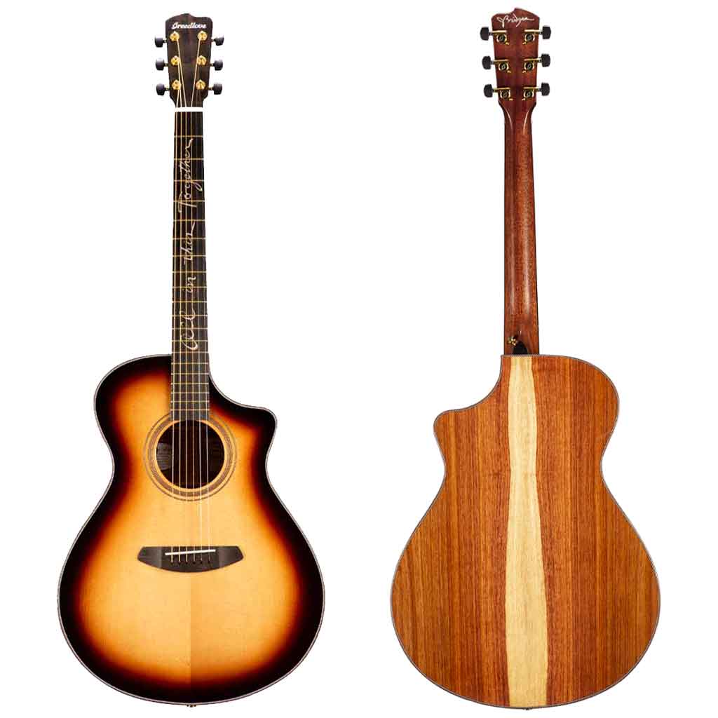 Breedlove Jeff Bridges Organic Series Amazon Concert CE Acoustic Electric Guitar in Sunburst