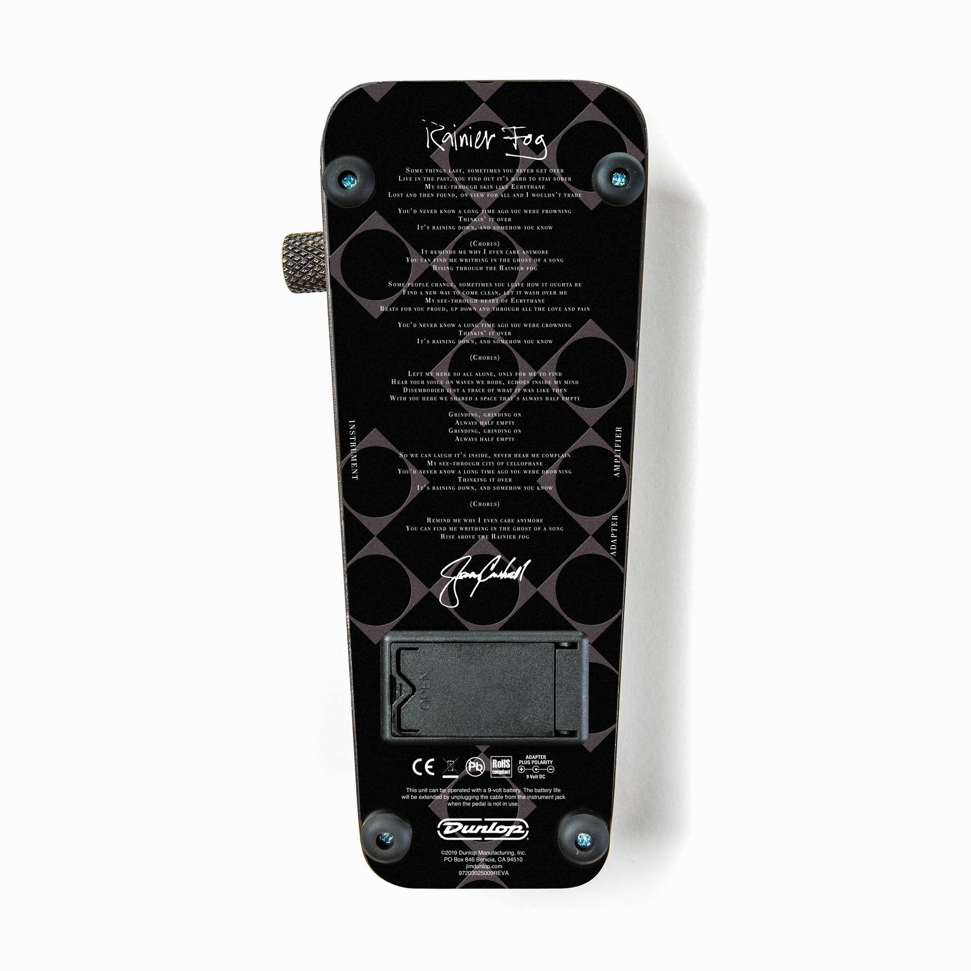jc wah pedal Dunlop Jerry Cantrell Signature Cry Baby Wah Pedal Jim Dunlop Effects Pedal The super popular Jerry Cantrell Cry Baby Wah just got a makeover, and it's all about going back to the
