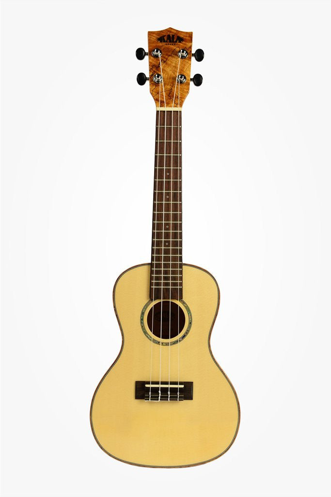 Kala KA-FMCG Solid Spruce Top Flame Maple Concert Ukulele