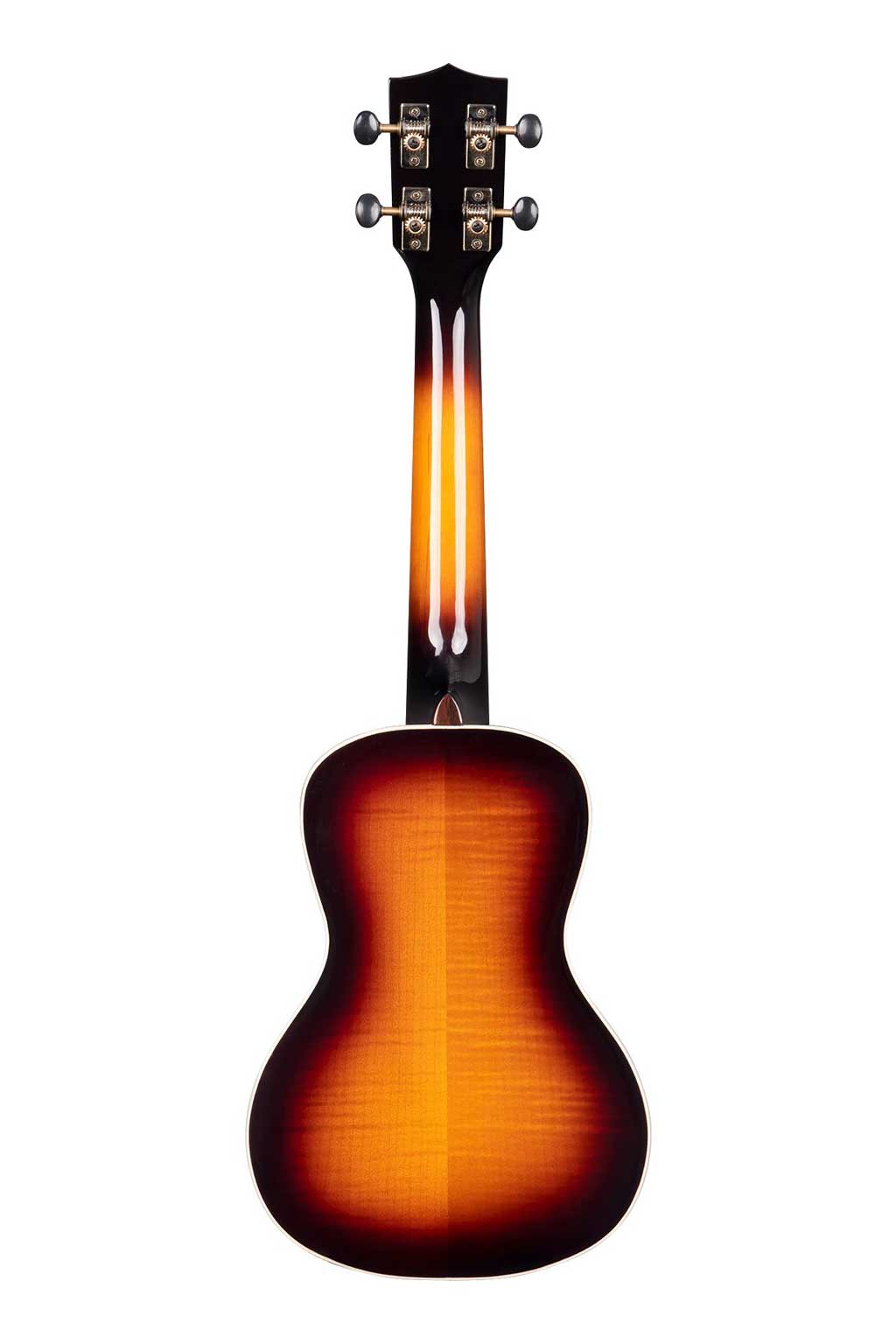 Kala Gloss Flame Maple Tobacco Burst Concert Ukulele