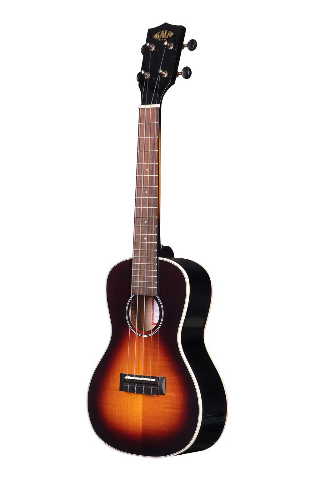 Kala Gloss Flame Maple Tobacco Burst Concert Ukulele