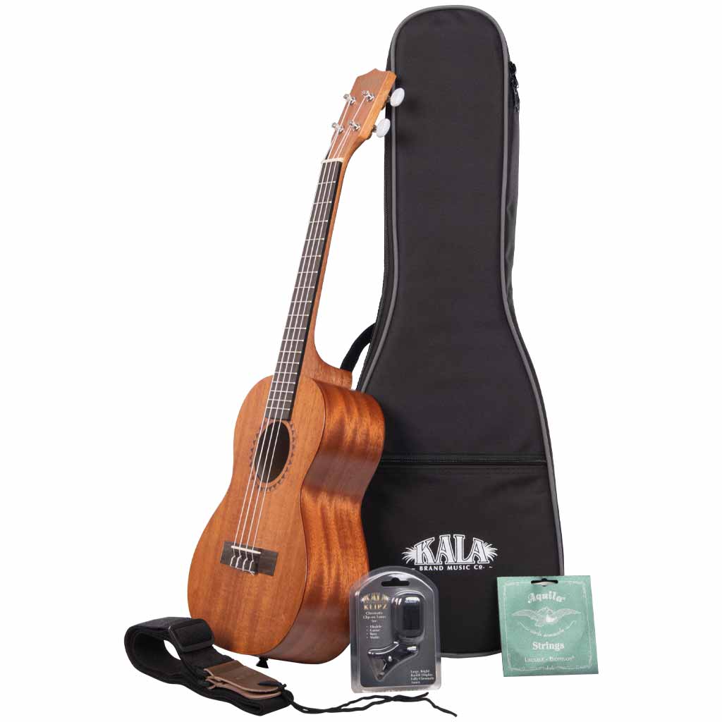 Kala KA-15T Satin Mahogany Tenor Ukulele Bundle
