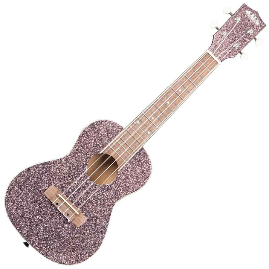 Kala Sparkle Series Concert Ukulele in Pink Champagne