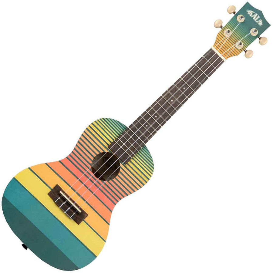 Kala Surf Series Concert Ukulele with Dawn Patrol Design