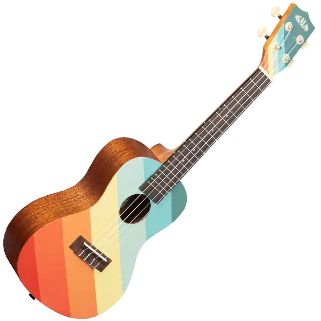 Kala Surf Series Concert Ukulele with Far Out Design