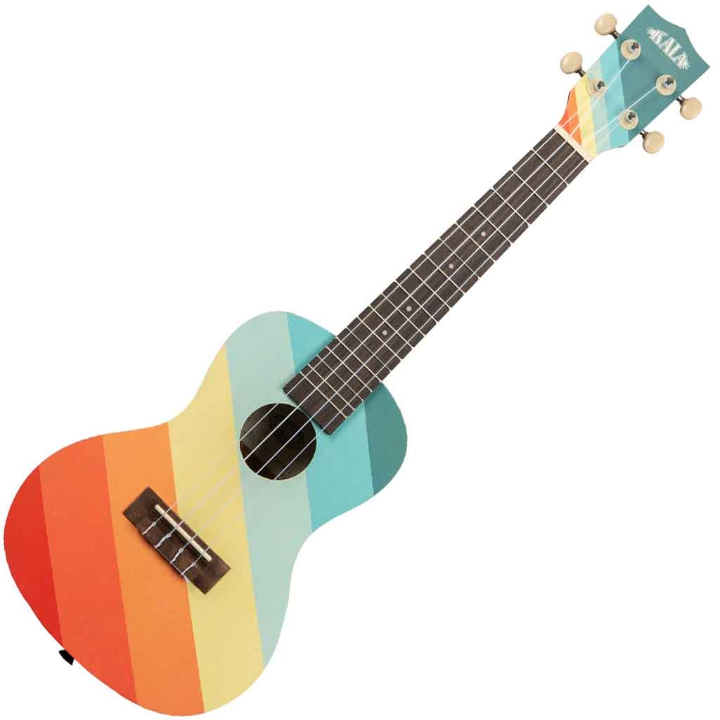 Kala Surf Series Concert Ukulele with Far Out Design
