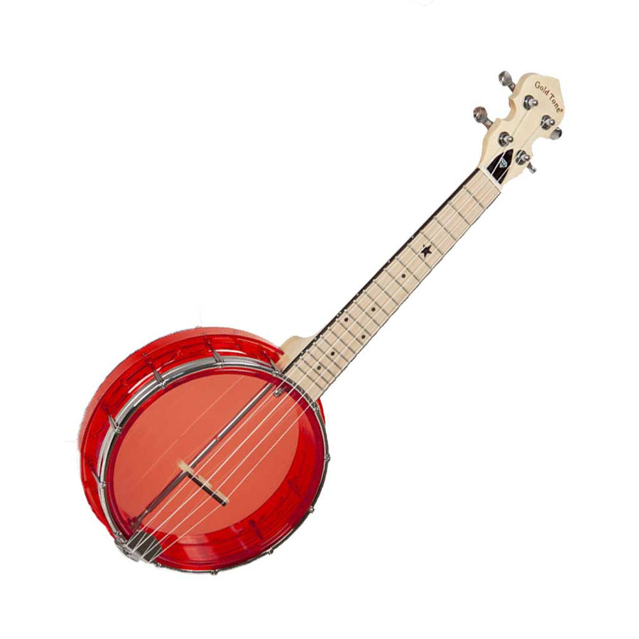 Gold Tone LG-R Little Gem Banjo Ukulele with Bag in Ruby