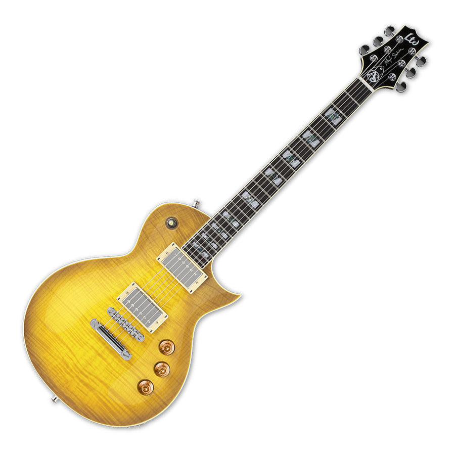 ESP LTD AS-1FM Alex Skolnick Signature Electric Guitar in Lemon Burst