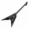 ESP LTD Arrow-1000QM Electric Guitar with Quilt Maple Top in Charcoal Burst Satin