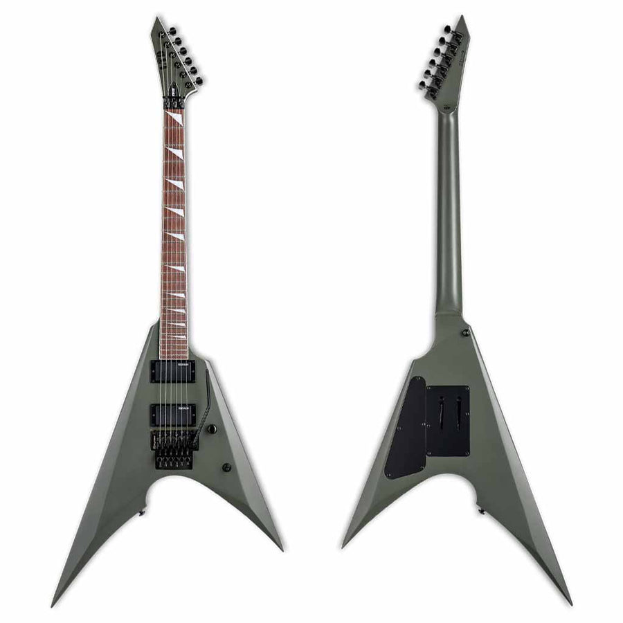 ESP LTD Arrow-200 Electric Guitar in Military Green Satin