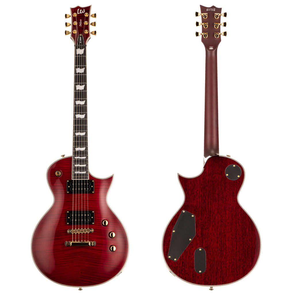 ESP LTD EC-1000T "Traditional" Singlecut Electric Guitar in See Thru Black Cherry