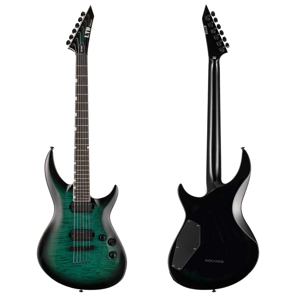 ESP LTD H3-1000FM Horizon-3 Electric Guitar - Black Turquoise