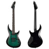 ESP LTD H3-1000FM Horizon-3 Electric Guitar in Black Turquoise Burst