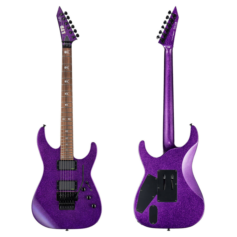 ESP LTD KH-602 Kirk Hammett Signature Electric Guitar in Purple Sparkle 