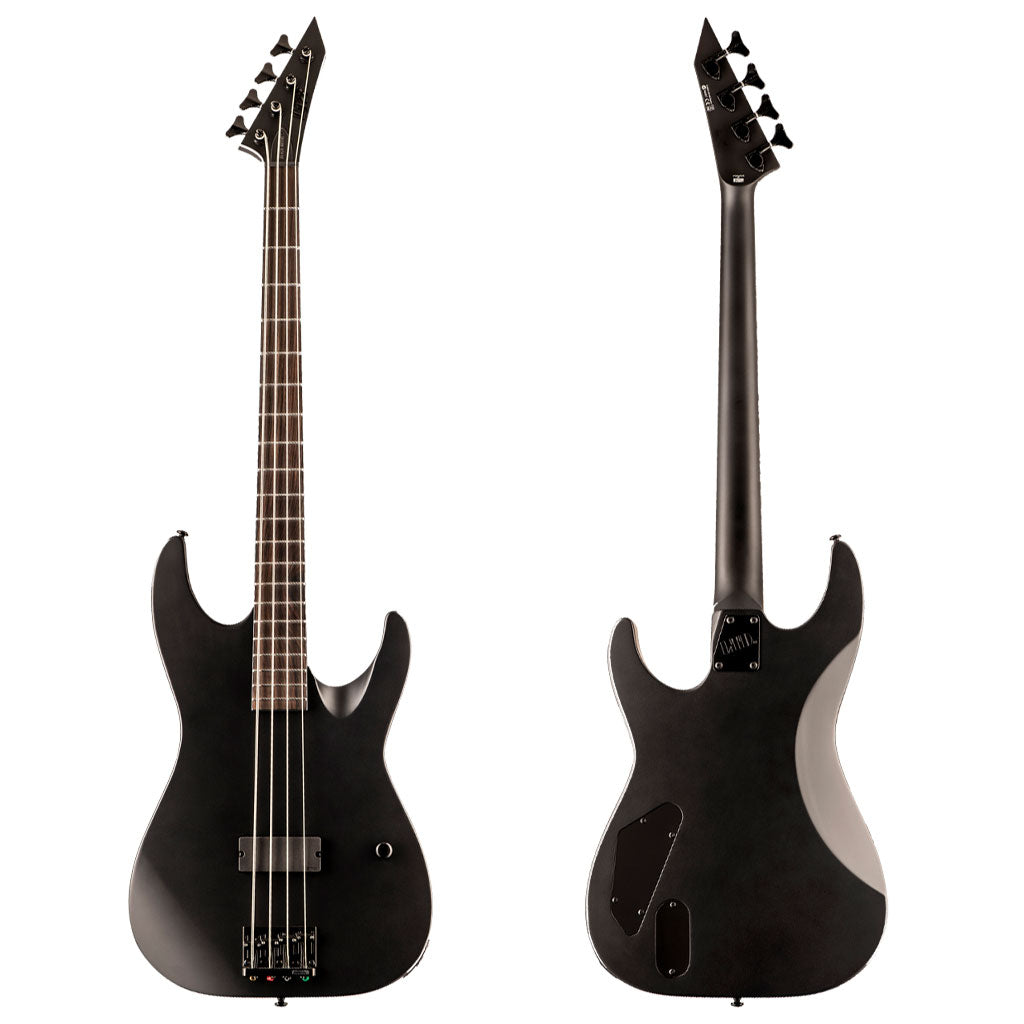 ESP LTD M-4 Black Metal 4-String Bass in Black Satin